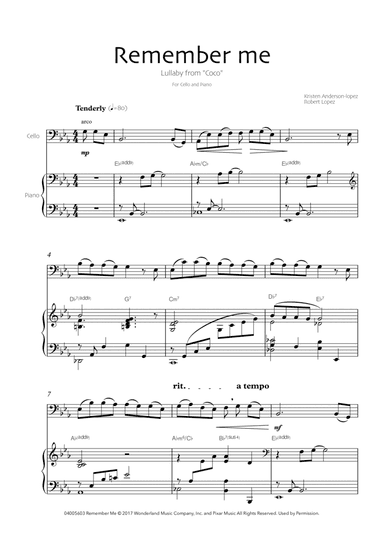 Remember Me (lullaby)