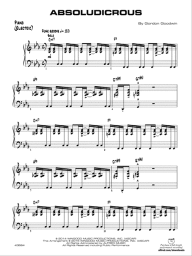 Absoludicrous: Piano Accompaniment