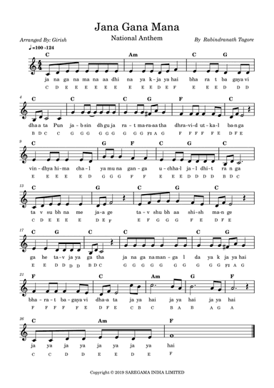 Jana Gana Mana(hindi)