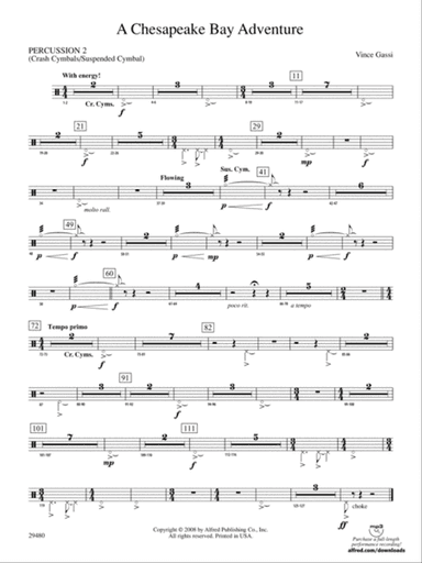 A Chesapeake Bay Adventure: 2nd Percussion