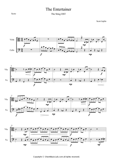 The Entertainer (The Sting OST) Short Version