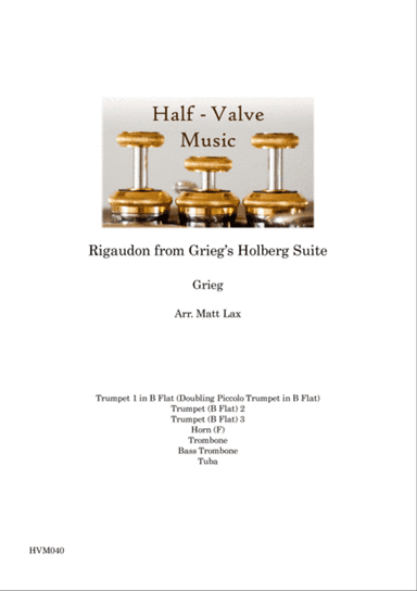 Rigaudon from Grieg's Holberg Suite (Brass Septet)