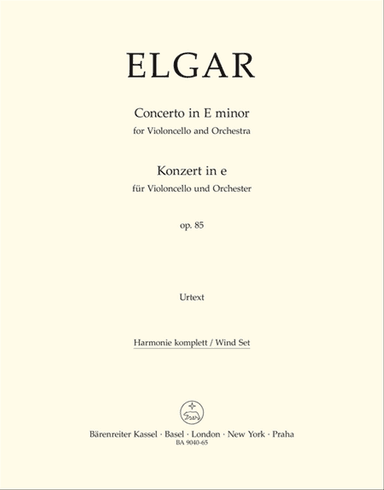 Concerto for Violoncello and Orchestra in E minor, op. 85