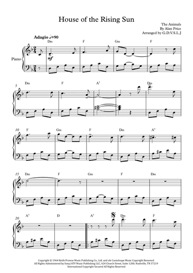 The House Of The Rising Sun