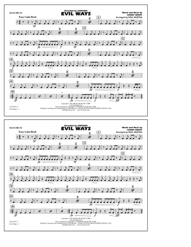 Evil Ways (arr. Paul Murtha) - Bass Drum