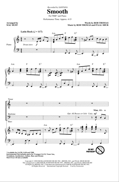Smooth (arr. Mac Huff)