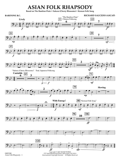 Asian Folk Rhapsody - Baritone B.C.