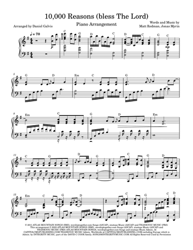 10,000 Reasons (Bless The Lord)