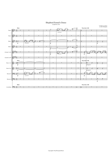 Gardiner: Shepherd Fennel's Dance - wind dectet/bass