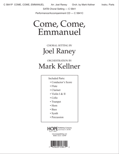 Come, Come, Emmanuel