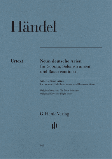 9 German Arias for Soprano, Solo Instrument and Basso Continuo