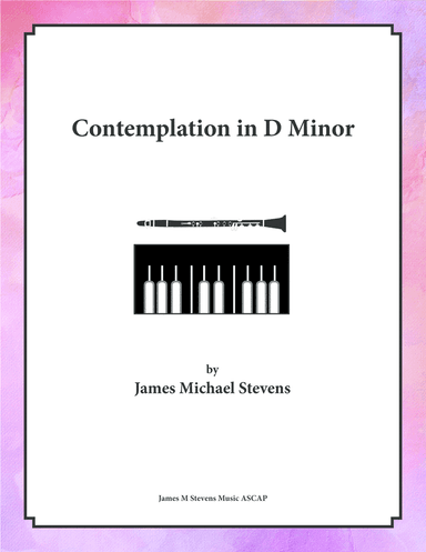 Contemplation in D Minor - Clarinet & Piano