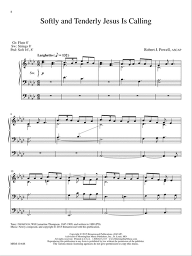 Softly and Tenderly Jesus Is Calling (Downloadable)