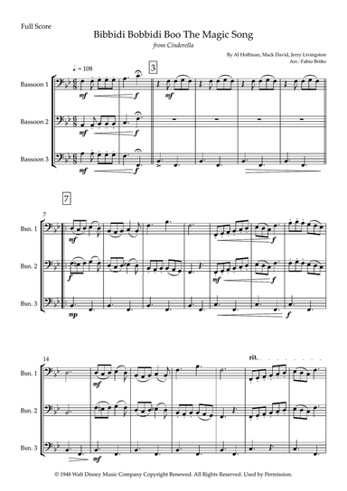 Bibbidi-bobbidi-boo (the Magic Song)