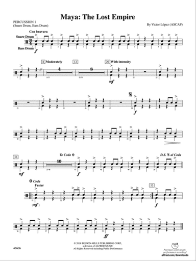 Maya: The Lost Empire: 1st Percussion