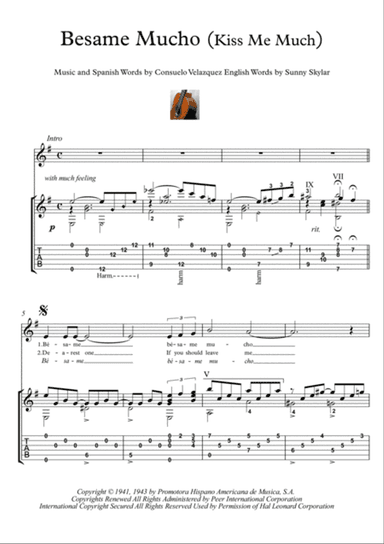 Besame Mucho (Kiss Me Much)