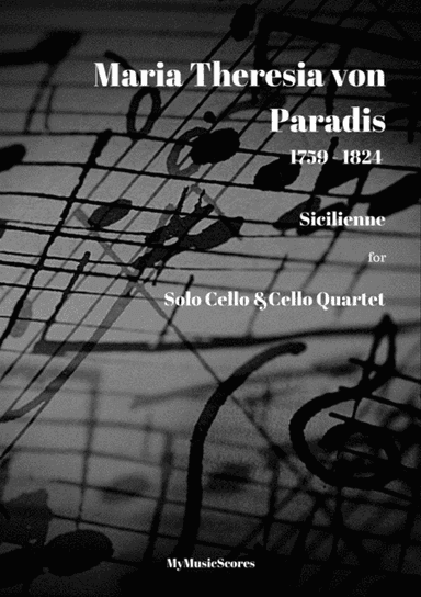 Paradis Sicilienne for Solo Cello and Cello Quartet