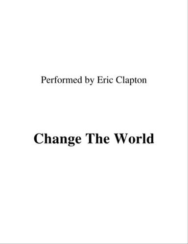 Change The World