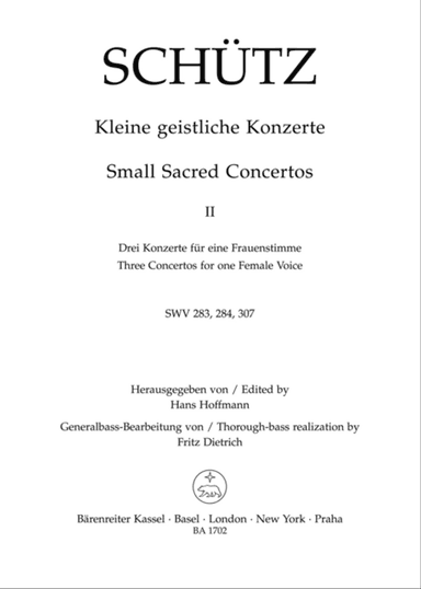 Small Sacred Concertos, Volume 2