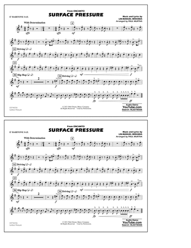 Surface Pressure (from Encanto) (arr. Paul Murtha) - Eb Baritone Sax