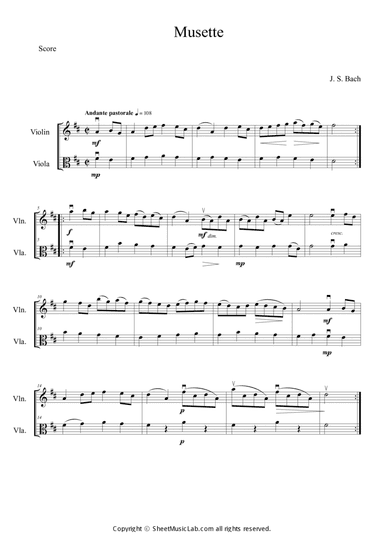 Musette in G major (in D)