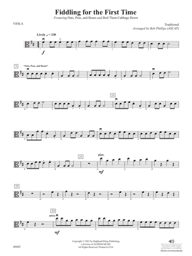 Fiddling for the First Time: Viola