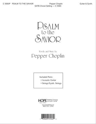 Psalm to the Savior