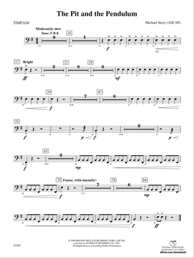 The Pit and the Pendulum: Timpani