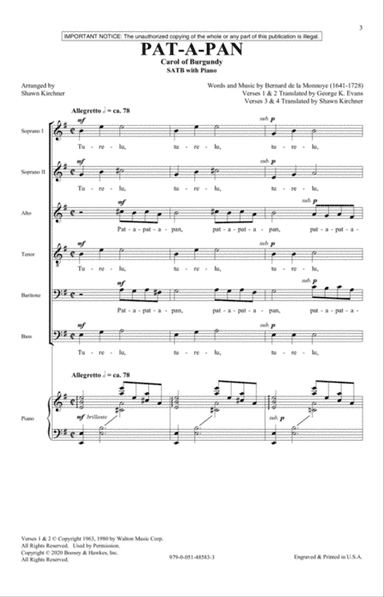 Pat-A-Pan (arr. Shawn Kirchner)