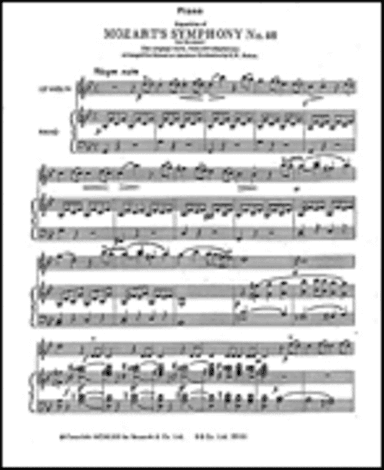 W.A. Mozart: Symphony No.40 (1st Movement Exposition) (Score And Parts)