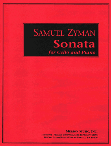 Sonata For Cello And Piano