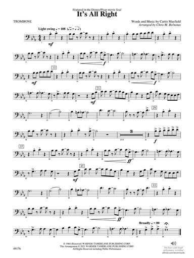 It's All Right: 1st Trombone