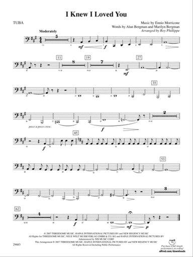 I Knew I Loved You: Tuba