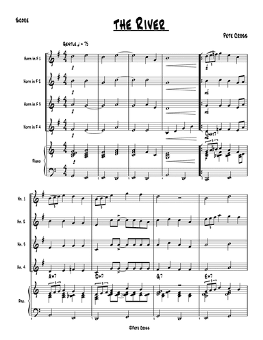 The River - Score Only