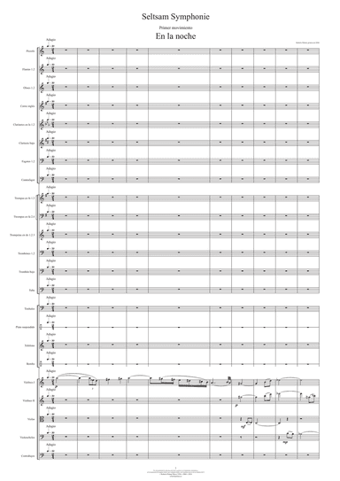 Seltsam Symphonie - Score Only