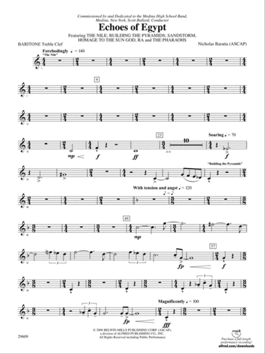Echoes of Egypt: Baritone T.C.