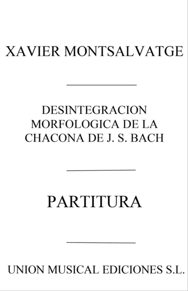 Desintegracion Morfologicade