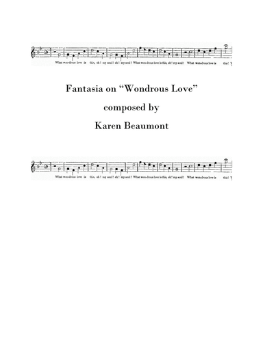 Fantasia on "Wondrous Love"