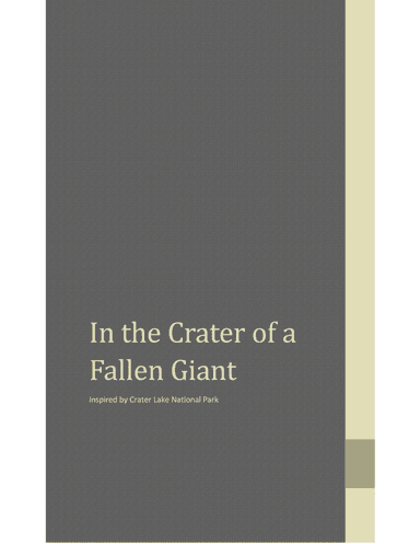 In the Crater of a Fallen Giant
