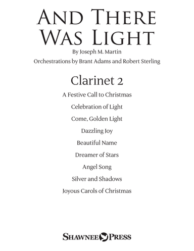 And There Was Light - Bb Clarinet 2