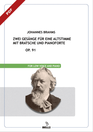 Two Songs for Voice, Viola and Piano, Op. 91