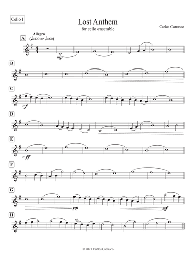 Lost Anthem PARTS