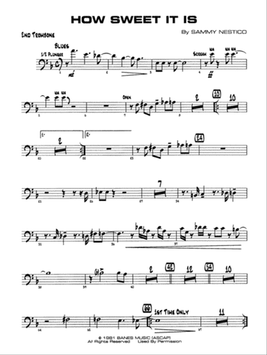 How Sweet It Is: 2nd Trombone