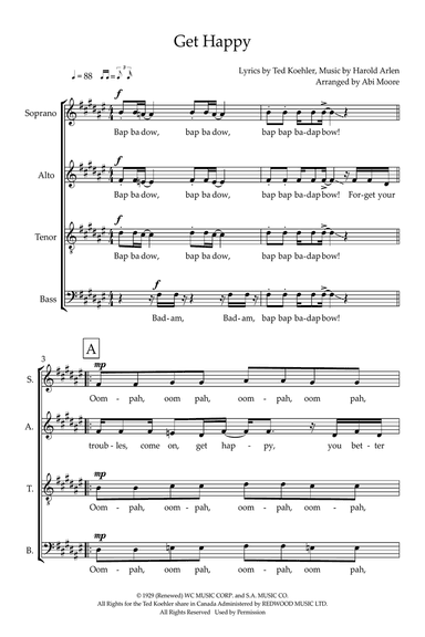Get Happy (arr. Abi Moore)