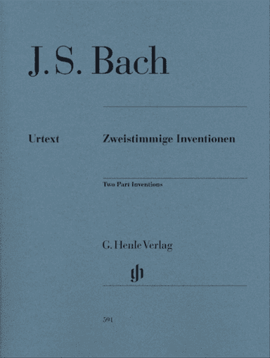 Bach - Two Part Inventions Urtext