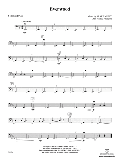 Everwood, Theme from: String Bass