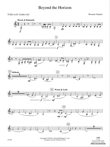 Beyond the Horizon: (wp) E-flat Tuba T.C.