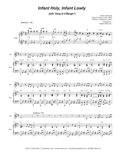 Infant Holy, Infant Lowly (with "Away In A Manger") (French Horn solo and Piano)