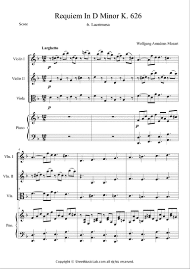 Mozart:Requiem K.626 6.Lacrimosa