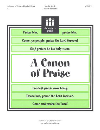 A Canon of Praise - Handbell Part